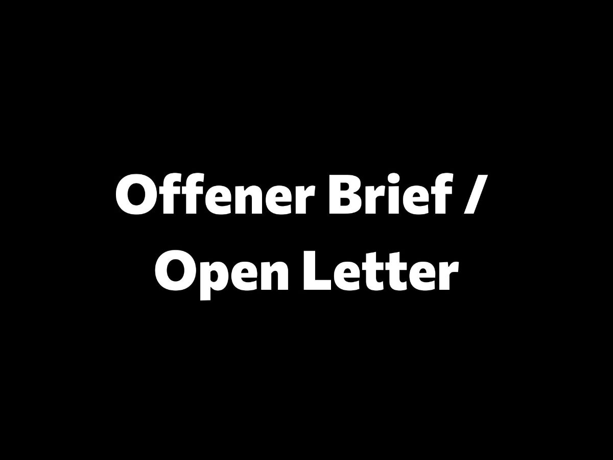 OPEN LETTER: OYOUN MUST STAY! 