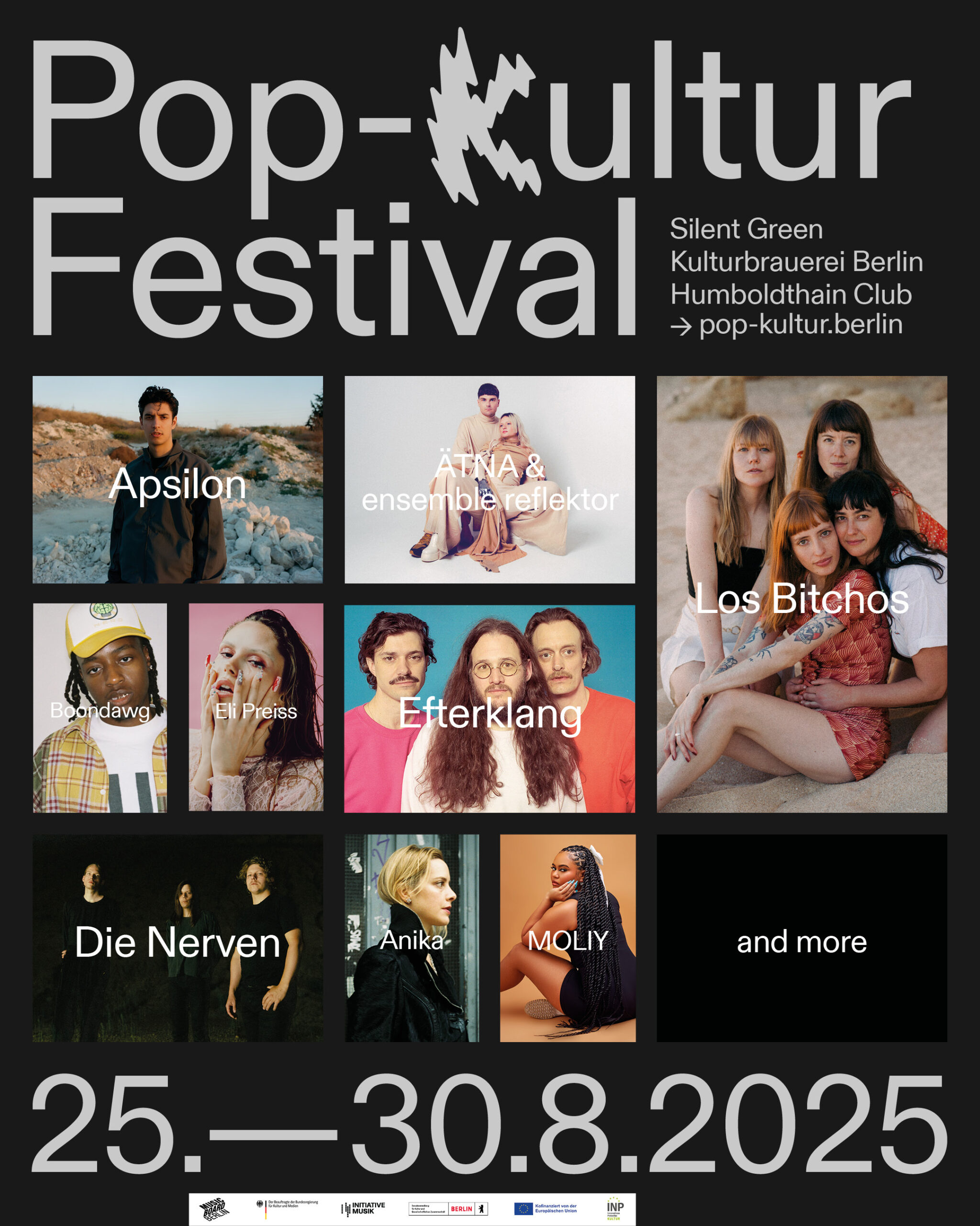 Pop-Kultur 2025 wächst: Sechs Tage Programm an neuen Orten